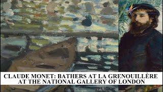 Claude Monet Bathers at La Grenouillère  at The National Gallery of London