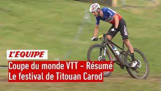 VTT - Coupe du monde  Premier succès pour le Français Titouan Carod étincelant au Mont-Sainte-Anne