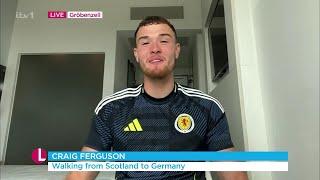 Craig Ferguson Who Has Walked From Scotland To Germany For Charity On Lorraine 13.06.2024