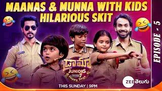 Maanas & Munna Hilarious Skit Promo  Drama Juniors7 - Ep5  This Sunday @ 9PM  Zee Telugu