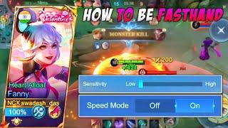 HOW TO BE FASTHAND IN FANNY  Build Top 1 Global Fanny  MLBB