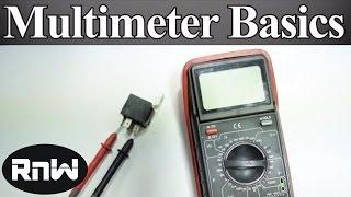 How to Use a Multimeter for Beginners - How to Measure Voltage Resistance Continuity and Amps