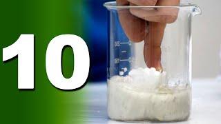 10 SORPRENDENTES EXPERIMENTOS DE QUIMICA