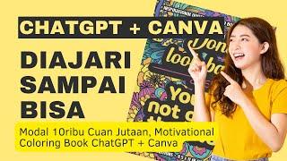 #8. Trik Buat COLORING BOOK ChatGPT + Canva Jual di Etsy dan Amazon KDP