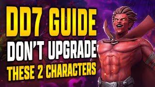 DD7 GUIDE - DONT UPGRADE THESE 2 CHARACTERS - MARVEL Strike Force - MSF