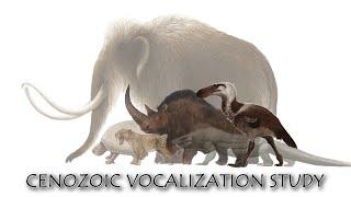 Extinct Species Vocalization Study 2023  Cenozoic Era