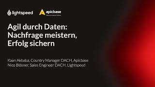 Webinar mit Apicbase Agil durch Daten Nachfrage meistern Erfolg sichern