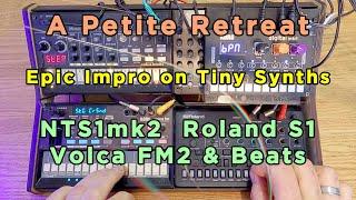 Tiny Synths Epic - A Petite Retreat on Roland S1  NTS1mk2 Volca FM2 & Beats + VMix10