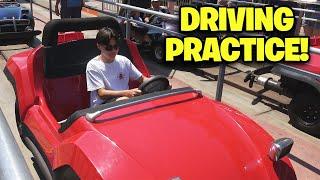 DRIVING PRACTICE at DISNEYLAND No Emotion Challenge Part 2