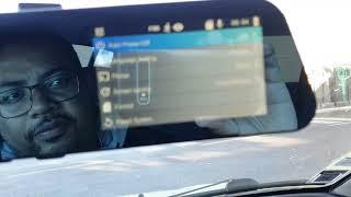 Vehicle Blackbox DVR mirror dashcam recorder overview