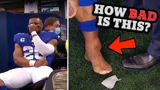 Saquon Barkley Ankle BLOWS UP After Injury - Doctor Explains What Happened