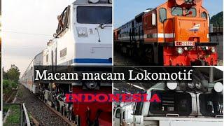 Macam-macam lokomotif kereta api di Indonesia