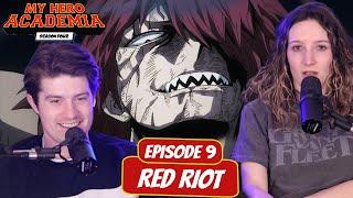 RED RIOT GOES PLUS ULTRA  My Hero Academia Season 4 Wife Reaction  Ep 9 “Red Riot”