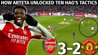 Artetas Wide Play Unlocks Ten Hags Tactics  Arsenal vs Manchester United 3-2  Tactical Analysis