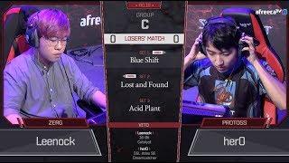 2018 GSL Season 3 Code S Ro.16 Group C Match4 Leenock vs herO