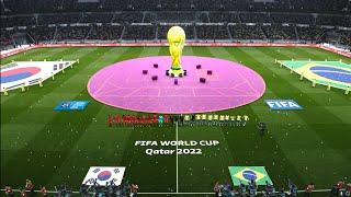 PES 2021 World Cup QATAR 2022 Full Patch Official Team Brazil VS Korean SEMI FINAL fantasy