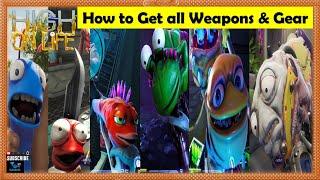 What all Guns react first time you get them in High on Life  How to get all Guns & Gear