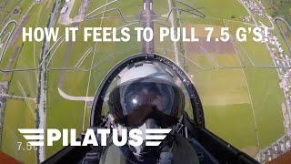 PC-21 – What its Like to pull 7.5 Gs in the Next Generation Trainer with a Test Pilot?