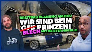 JP Performance - Wir sind beim Blech-Prinzen  E36 V8 Breitbau bei Meister Megerle