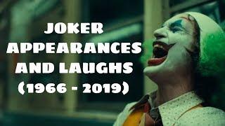 All JOKER Appearances & Laughs FROM 1966 TO  2019 