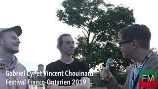 Gabriel Cyr et Vincent Chouinard  après La Voix