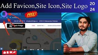 How to add site icon in WordPress  Set Favicon to WordPress Website  Site Icon Site Logo Favicon