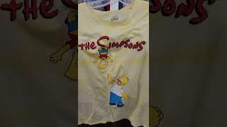 Rare The Simpsons T-Shirt found at Thrift Store #shorts