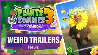 New Plants vs Zombies 3 Trailers Are GETTING WEIRD