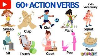 Action Verbs Examples  Fun Learning Action Verbs  English Vocabulary
