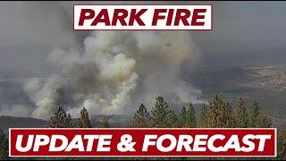 Park Fire Update & Forecast  July 29 2024