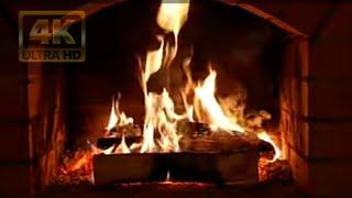 10 HOURS of Relaxing Fireplace Sounds-Burning Fireplace dan Crackling Fire Sounds  No Music 
