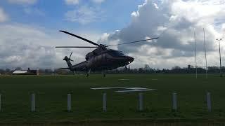 G-XXEB Sikorsky S76C Engine Start and Take Off