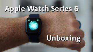 Apple Watch Series 6 Blue Aluminum Navy Solo Loop Unboxing and First Impressions