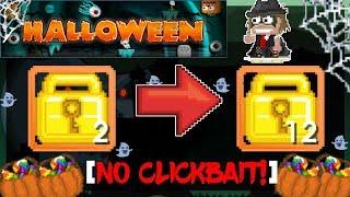 Growtopia How to get rich in HALLOWEEN with 2 wls NO CLICKBAIT 2018