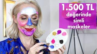 GLAM GLOW SİMLİ SOYULAN MASKELER - Özel Koleksiyon  Sebile Ölmez