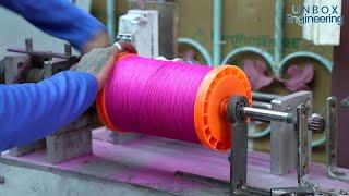 Khambhats Famous Kite Flying Thread Making Factory  Kite Festival  Uttarayan  India