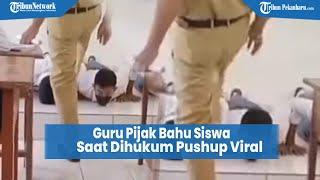 Seorang Guru di Karangasem Injak Bahu Siswa Dihukum Pushup