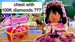 CHEST THAT GIVES YOU 100K DIAMONDS IN ROYALE HIGH??? TRUE OR SCAM? #royalehigh