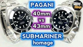 So Similar Yet Different Price? - Pagani 43mm vs 40mm Submariner Homage