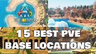 15 Best PVE Base Locations The CENTER Map - Ark Survival Ascended