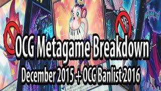 OCG Metagame Breakdown December 2015 & The New OCG Banlist January 2016