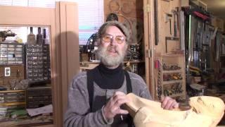Master wood carver Francois Mongeau