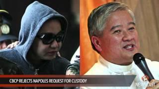 CBCP rejects Napoles request for custody