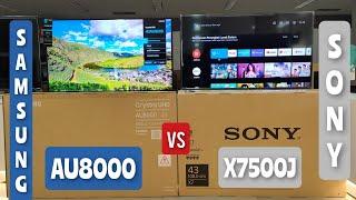 MANA YANG NO 1 ?? SAMSUNG AU8000 VS SONY X75J