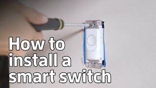 How to install a smart switch