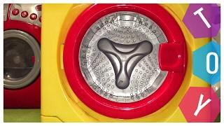 LAVATRICE GIOCATTOLO GIALLA - YELLOW TOY WASHINGMACHINE - LAVADORA JUGUETE