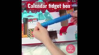Christmas CountdownCalendar Fidget Box