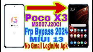 Poco X3 MIUI 13 Frp Bypass  New Trick 2024  Bypass Google AcountNo Pc 100% Working By Tech Babul