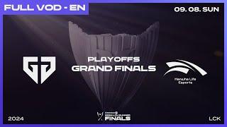 GEN vs HLE  Grand Finals  Woori Bank 2024 LCK Summer Playoffs