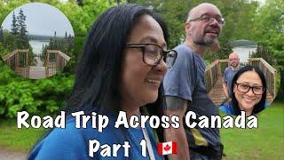 Road Trip Across Canada Part 1  Across 4 Provinces in Canada